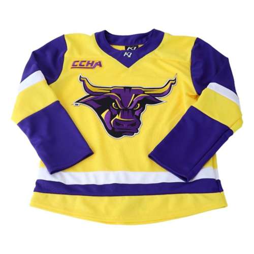K1 hilfiger sportswear Minnesota State Mavericks Streetcut Replica Hockey Jersey