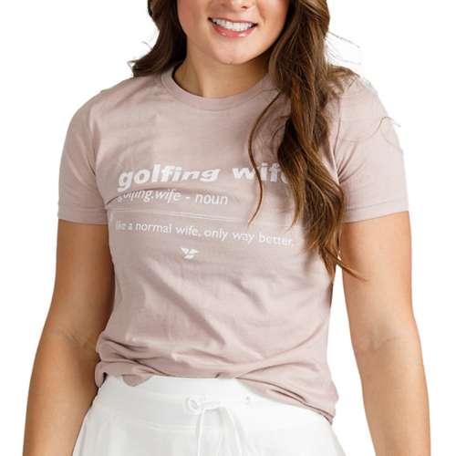 Women's Calliope Golf Golfing Wife Golf T-Shirt