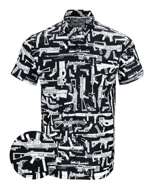 Men's Retro Rifle Arsenal Button Up Shirt