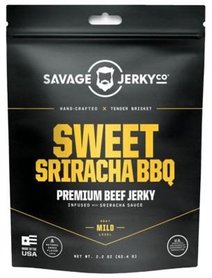 Savage Jerky Sweet Sriracha BBQ Beef Jerky
