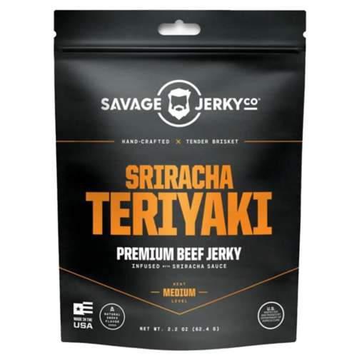 Savage Jerky Sriracha Teriyaki Beef Jerky