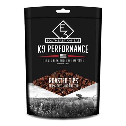 E3 K9 Naturals Performance Roasted Tips Dog Treat