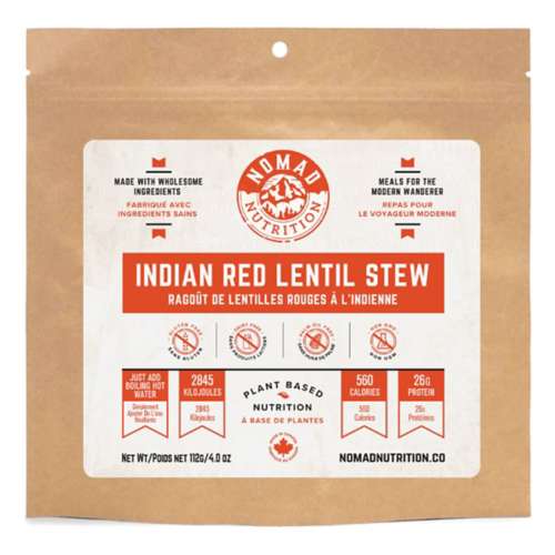 Nomad Nutrition Indian Red Lentil Stew Meal