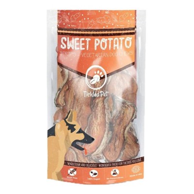 Tickled Pet Sweet Potato Strips Dog Treats