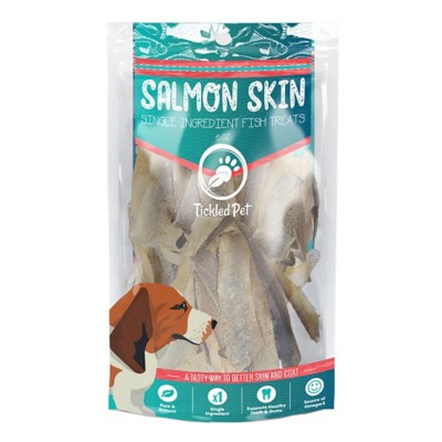 Tickled Pet Salmon Skin Dog Treat