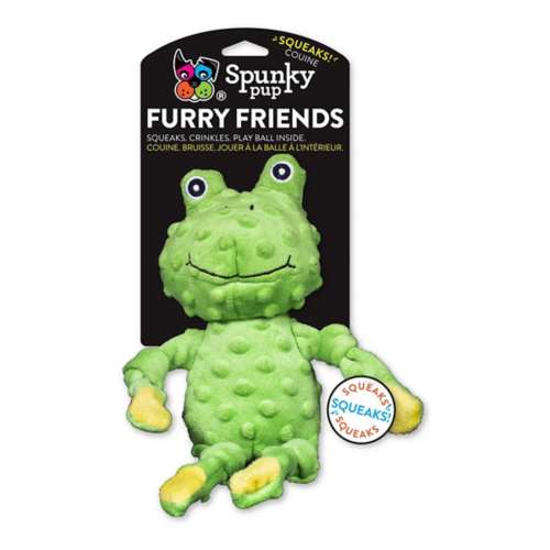 Furry Friends Frog Dog Toy