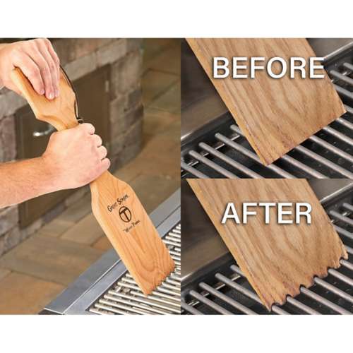 Wood BBQ Grill Scraper, Great Scrape