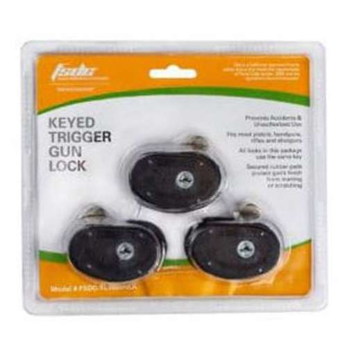 FSDC Keyed Trigger Gun Lock 3 Pack