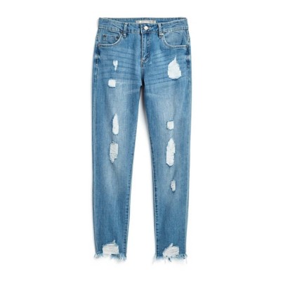 Tractr Medium Indigo Distressed Short main image 1