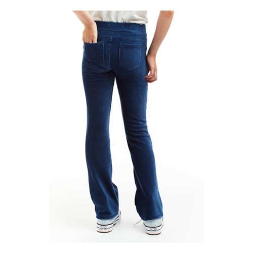 Girls' Tractr Pull On Knit Corduroy Flare Jeans