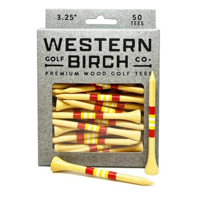 Western Birch 3 1/4" Bamboo Golf Tees