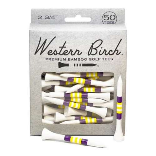Western Birch 2 3/4" Bamboo Golf Logo Tees