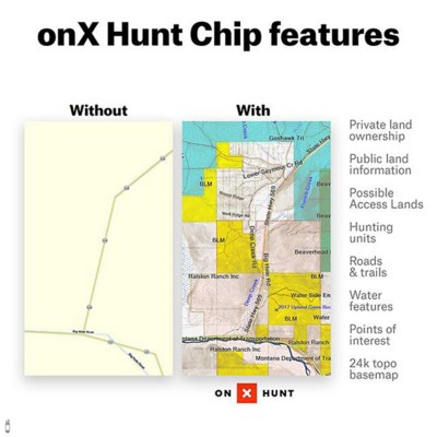 OnX Hunt Maps Chip SD Card SCHEELS com - 85368900836 1