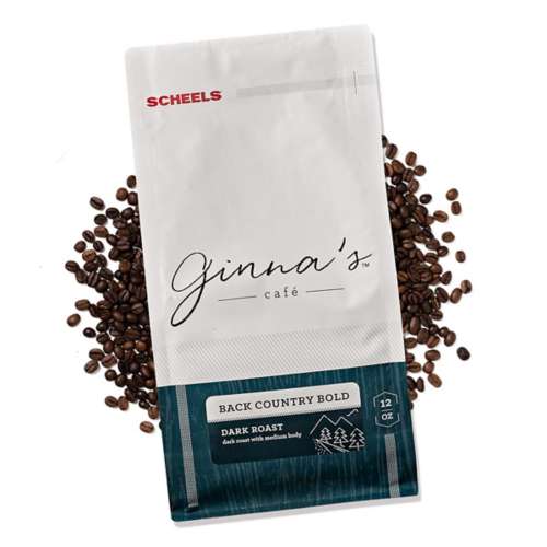 Ginna's Cafe Back Country Bold Dark Roast Whole Bean Coffee