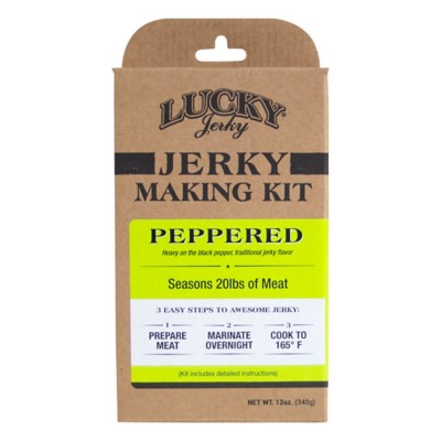 Lucky Jerky Peppered Seasoning Kit