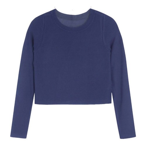 Girls' Suzette Ribbed Seamless Long Sleeve T-Shirt - Primary Image