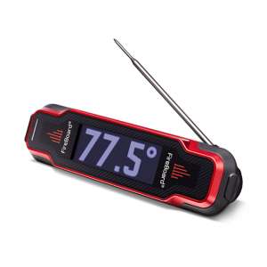 TempPro F05 Digital Meat Thermometer for Cooking with Motion Sensing,  Waterproof Food Thermometer for Kitchen BBQ Oil Grill Smoker Candy  Thermometer Black/red - Yahoo Shopping