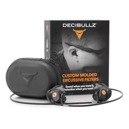Decibullz Custom Molded Percussive Shooting Filter Earplugs