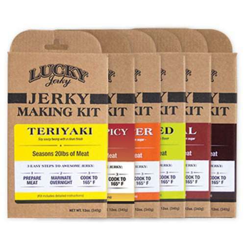 Lucky Beef Jerky Mixed Case of DIY Jerky Making Kits