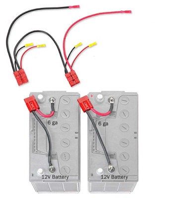 Connect-Ease 24 Volt Series Trolling Motor Connection Kit with On-Board Charging