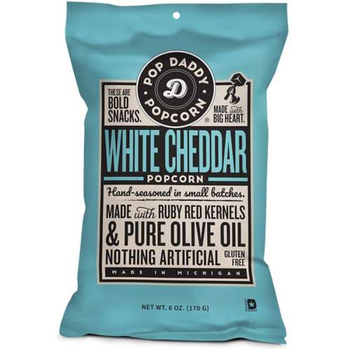 Pop Daddy Popcorn Pop Daddy Real White Cheddar Flavored Popcorn