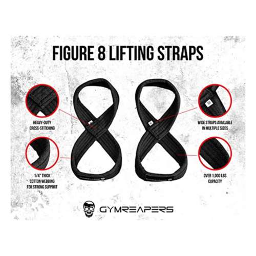 GYMREAPERS Figure 8 Lifting Straps