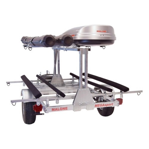 Malone MegaSport LowBed Trlr w/Tier, Spare, 2 sets Bunks, Cargo Box, 2 Rod Tubes - Primary Image