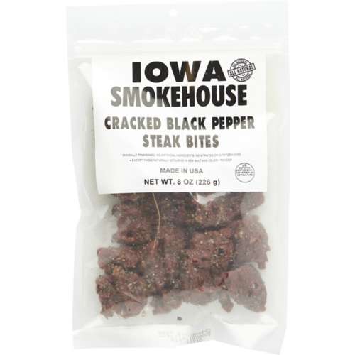 Iowa Smokehouse Steak Bites-Cracked Black Pepper 8oz