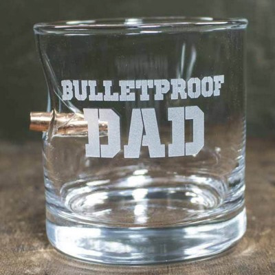 BenShot Bulletproof Dad 11oz Rocks Glass