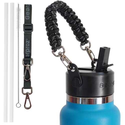 Gearproz HydroCord Straw Lid and Paracord Handle Wide Mouth