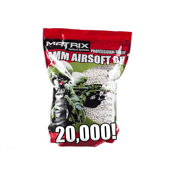 Matrix Match Grade 6mm Airsoft BB Bag 2000 CT - Matrix