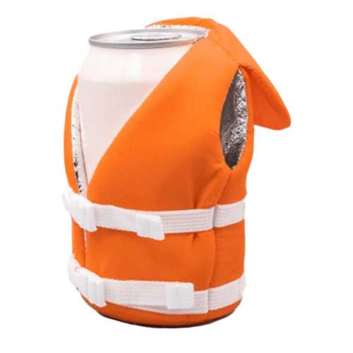 Puffin Life Vest Can Koozie