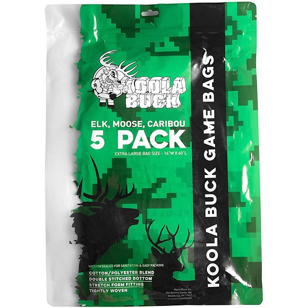 KOOLA BUCK XL Game Bags 5 Pack for Elk, Moose, Caribou