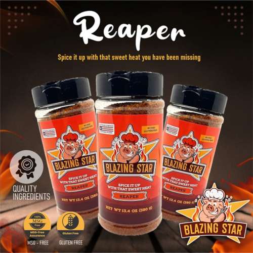 Blazing Star BBQ Reaper Rub & Seasoning 13.4 oz