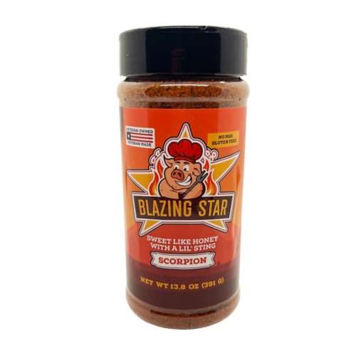 Blazing Star BBQ Scorpion Rub & Seasoning 13.8 oz