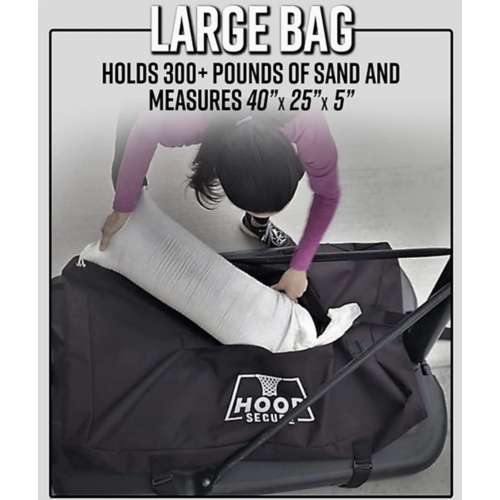Hoop Secure Full Size Black Bag