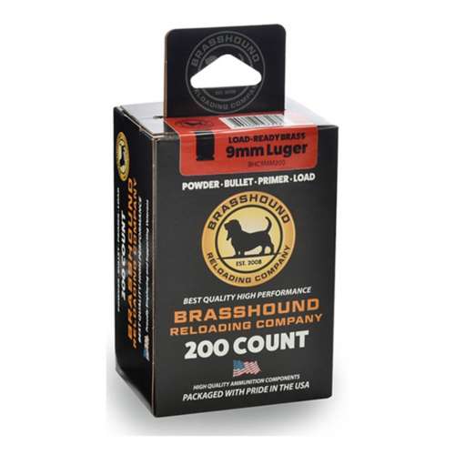 Brasshound Processed Brass Pistol Cases 200ct Box
