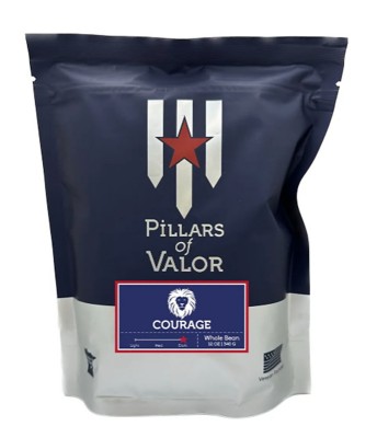 Pillars of Valor Courage Whole Bean 12 oz Coffee