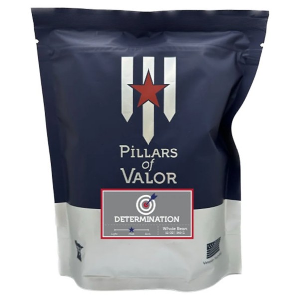 Pillars of Valor Determination Whole Bean 12 oz Coffee