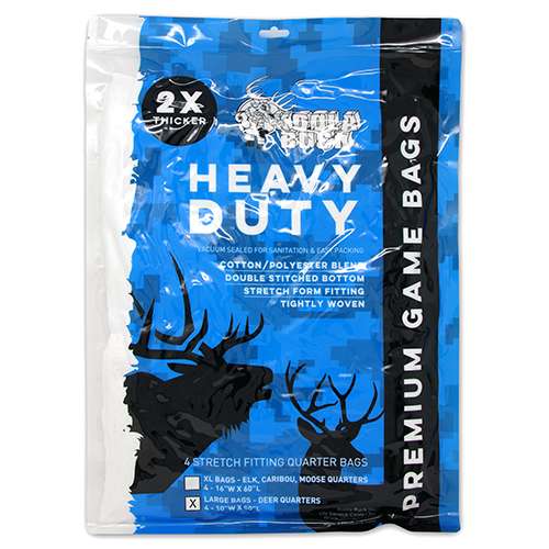 Koola Buck Heavy tote Deer Quarter Game Bag L 4 Pack