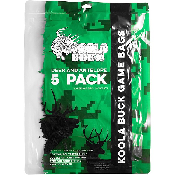 KOOLA BUCK Large Game Bags 5 Pack for Deer and Antelope