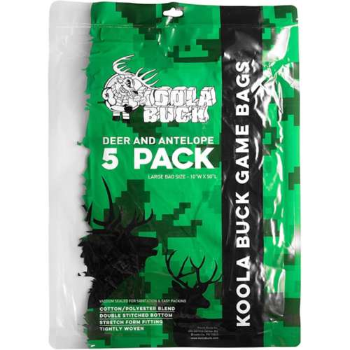 Koola Buck Large Game Bags 5 Pack for Deer and Antelope