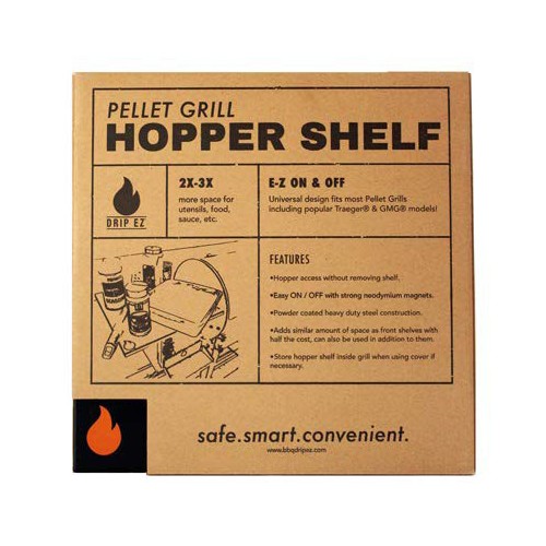 Drip EZ Magnetic Pellet Grill Hopper Shelf - Primary Image