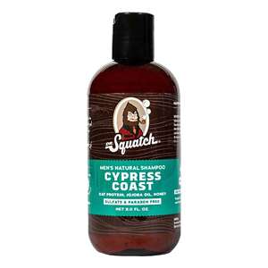 Dr. Squatch Men's Natural Shampoo Cypress Coast 8 oz - Free Shipping