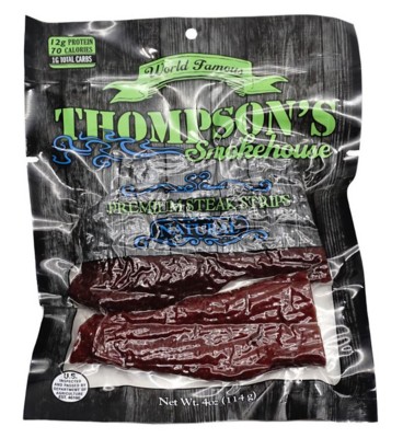 Thompsons Meats Smokehouse Premium Steak Strips Jerky