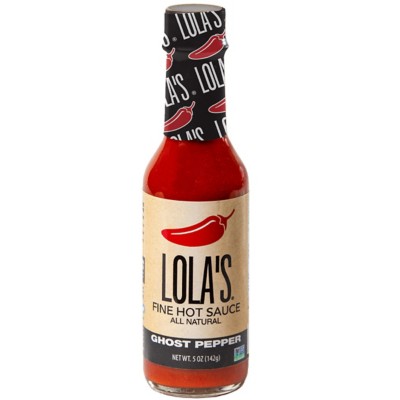 Lola's Fine Hot Sauce Ghost Pepper 5 Oz