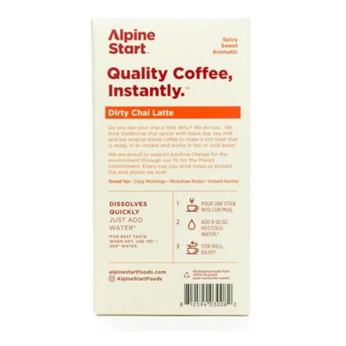 Alpine Start Dirty Chai Latte