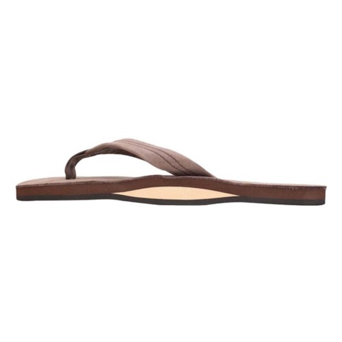 Men's Rainbow Single Layer Premier Leather Flip Flop Sandals