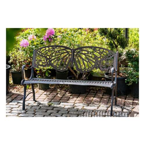 Painted Sky Designs Butterfly Bench