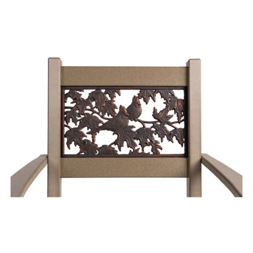 Painted Sky Designs Poly+ Dining Chairs with Arms (Cardinal Insert) - Primary Image